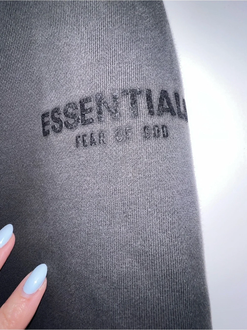 Fear of God Essentials Men’s Faded Black/Charcoal Sweatpants XXL